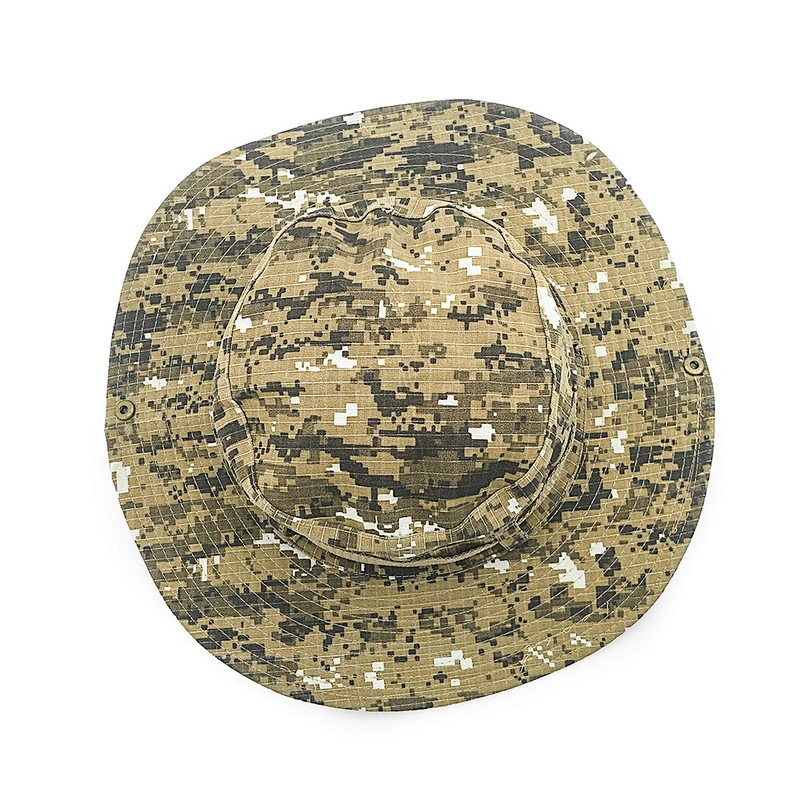 Camo hunting jungle bucket hat with String Factory wholesale Military combat boonie hats