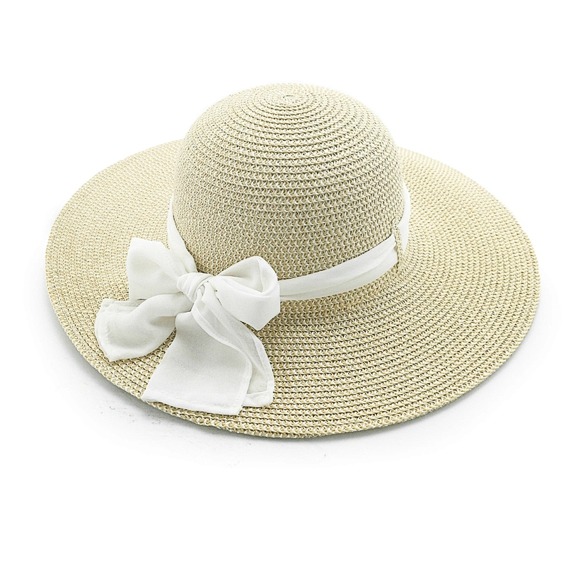 2020 High quality popular summer paper straw hat floppy women straw Hat