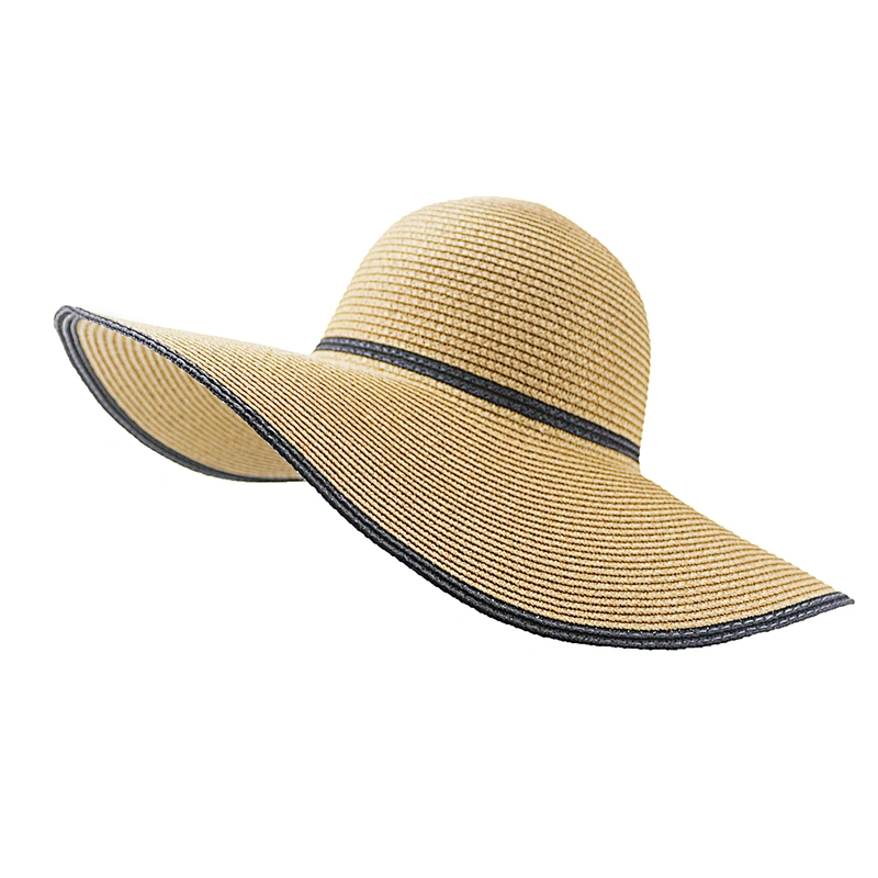 2020 High quality popular summer paper straw hat floppy women straw Hat