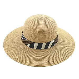 2020 High quality popular summer paper straw hat floppy women straw Hat