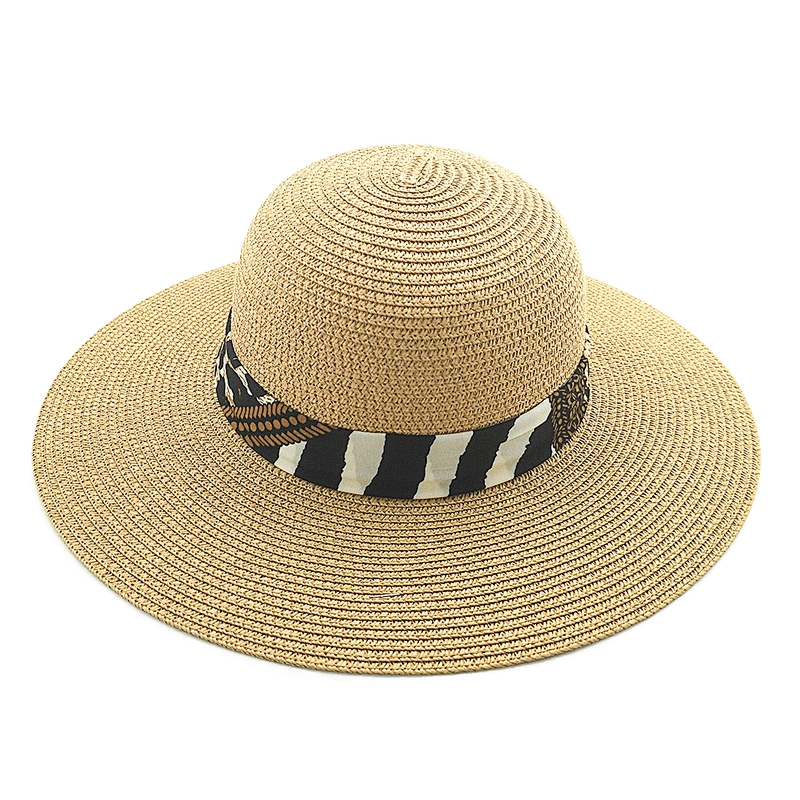 2020 High quality popular summer paper straw hat floppy women straw Hat