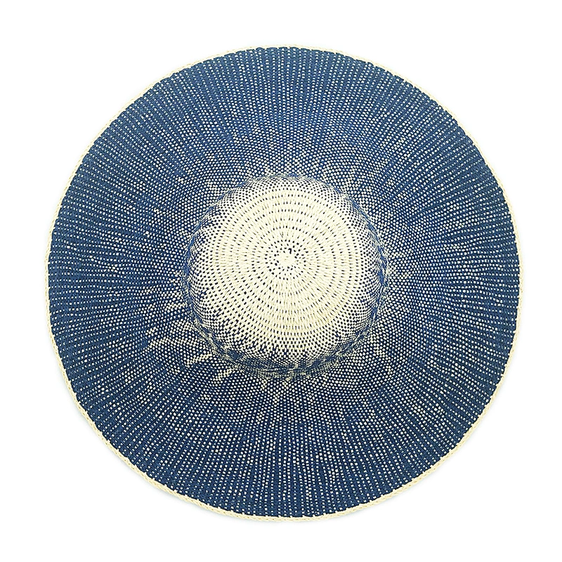 2020 Sombrero de paja de papel de verano popular de alta calidad disquete mujer Sombrero de paja