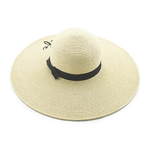 2020 High quality popular summer paper straw hat floppy women straw Hat