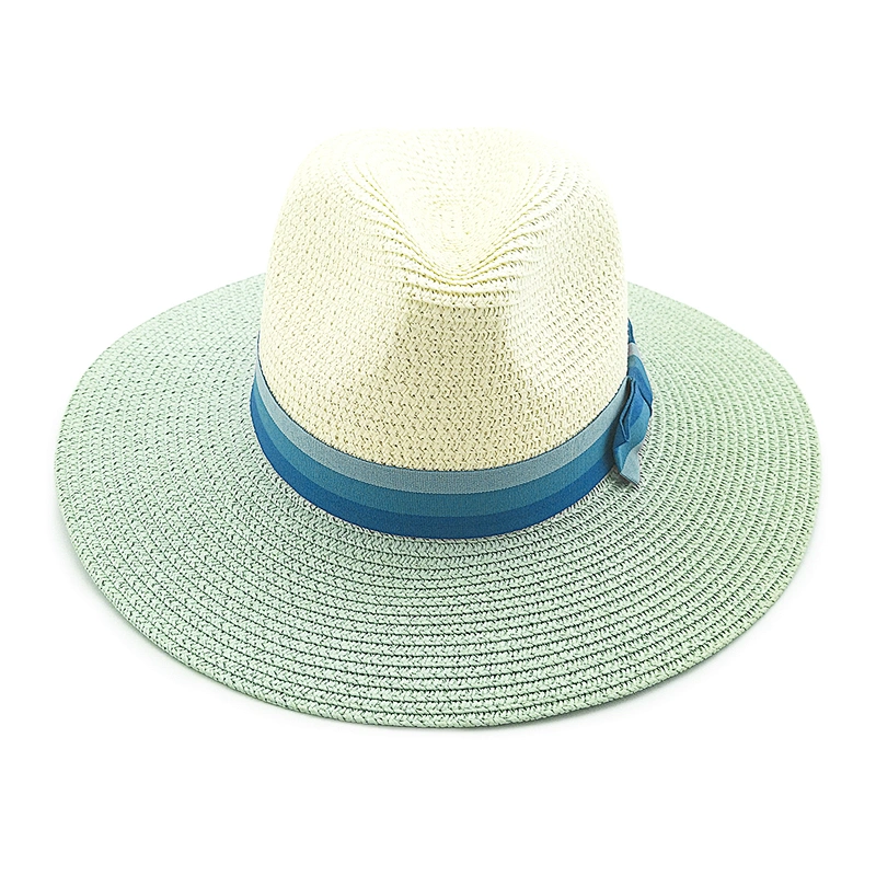Fashion 2020 Promotional Panama Paper Straw Hat Women beach summer hat