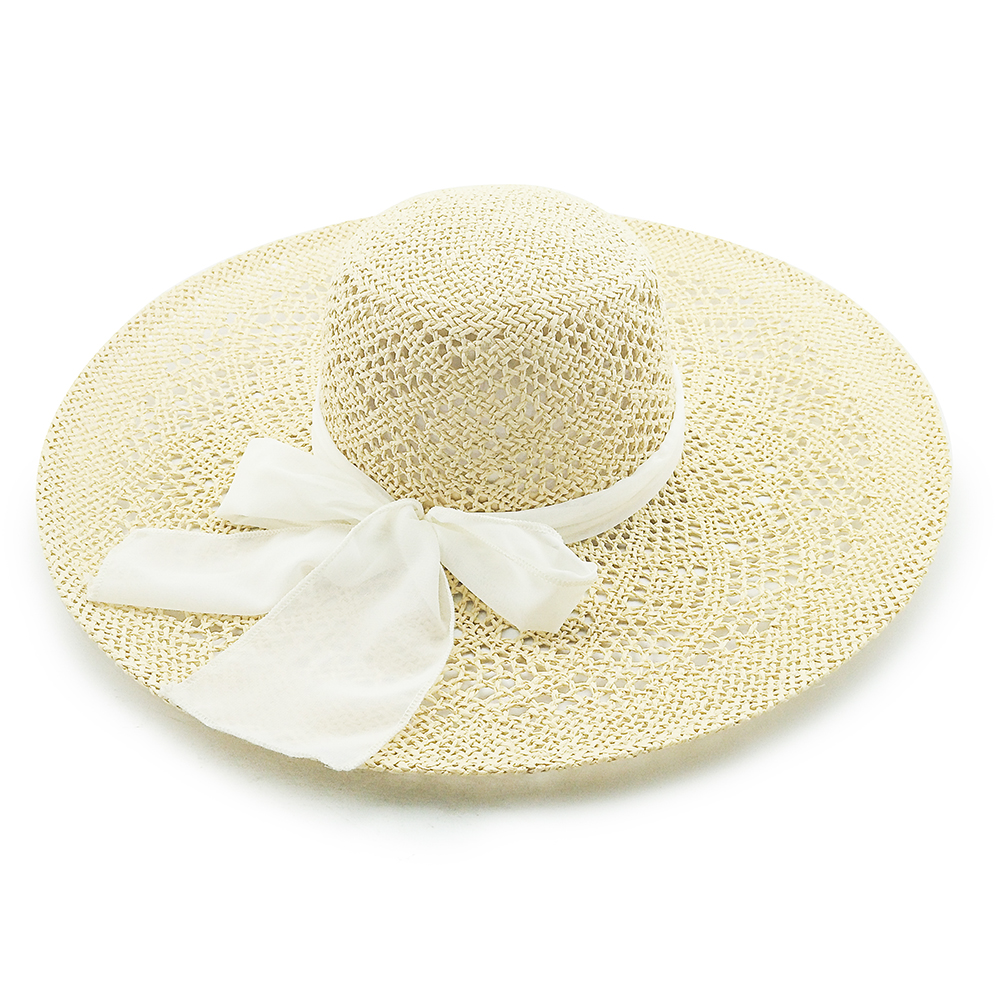2020 High quality popular summer paper straw hat floppy women straw Hat
