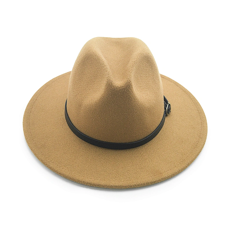 Wholesale fedora hat women fedora hat temperament Wool felt Panama hat