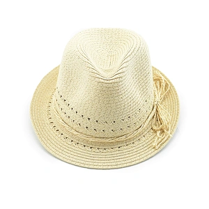 2020 new popular fashion high quality summer paper braid fedora hat