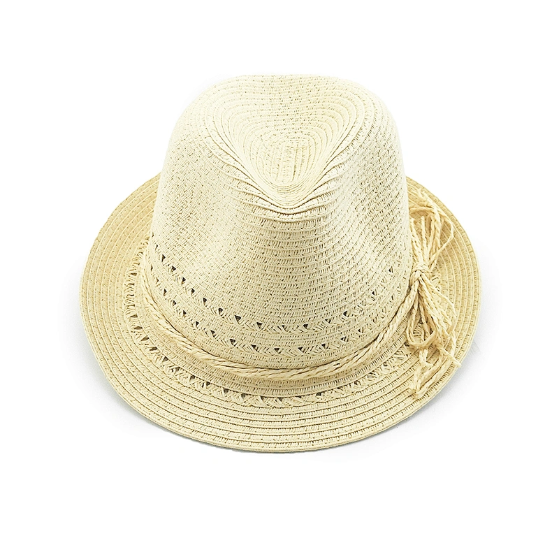 2020 new popular fashion high quality summer paper braid fedora hat