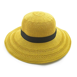 2020 High quality popular summer paper straw hat floppy women straw Hat