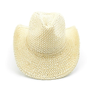 2020 Wholesale 2 Tones Twisted Paper Cowboy Hat