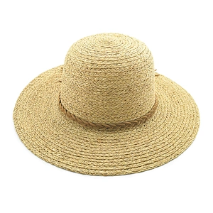 2020 High quality popular summer raffia straw hat floppy women straw Hat