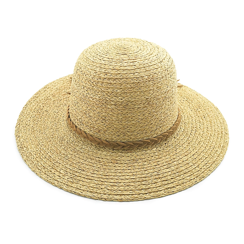2020 High quality popular summer raffia straw hat floppy women straw Hat