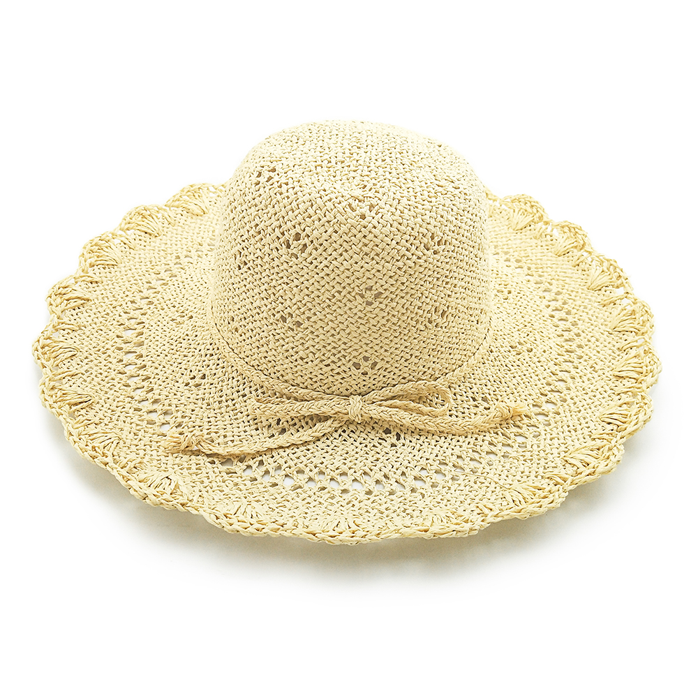 2020 High quality popular summer paper straw hat floppy women straw Hat