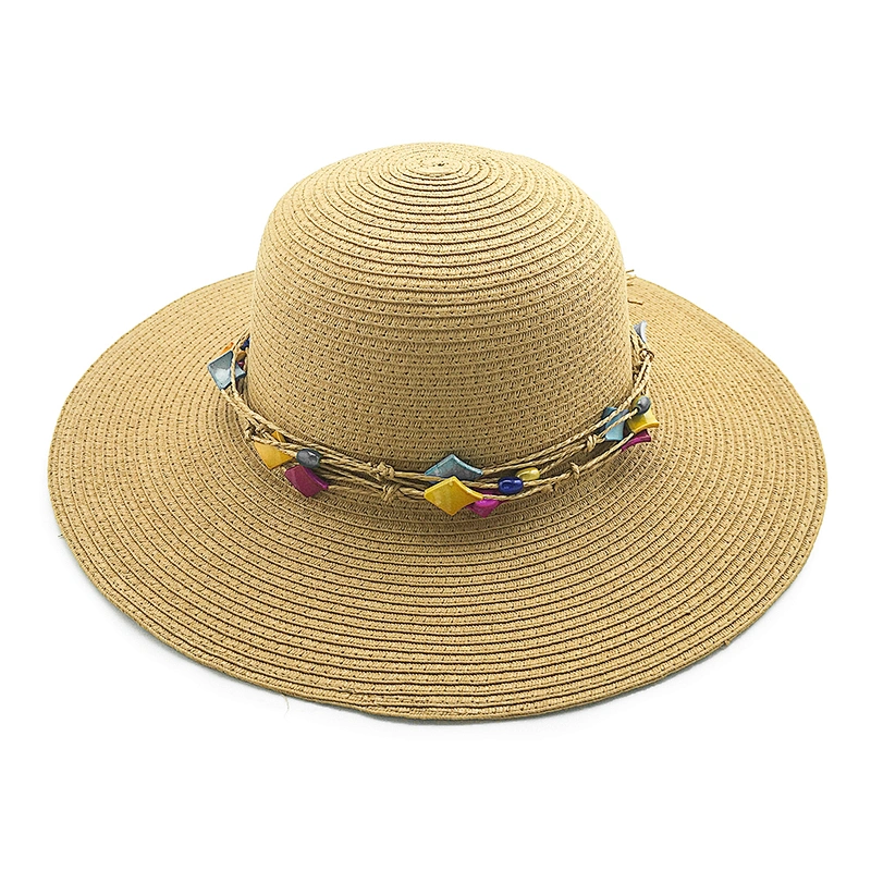 2020 High quality popular summer paper straw hat floppy women straw Hat