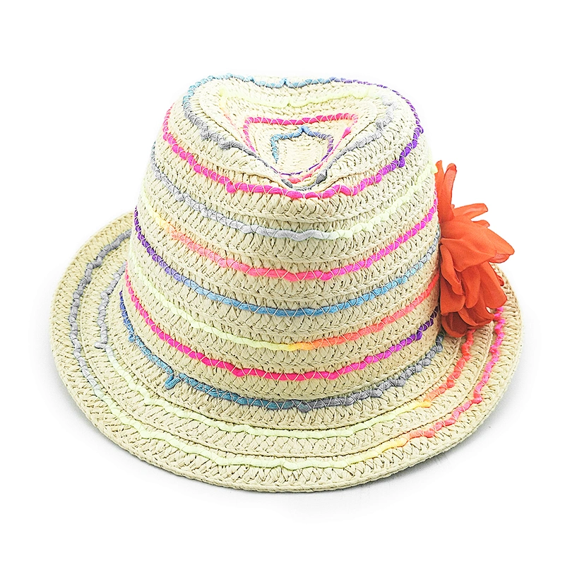 2020 new popular fashion high quality summer paper braid fedora hat