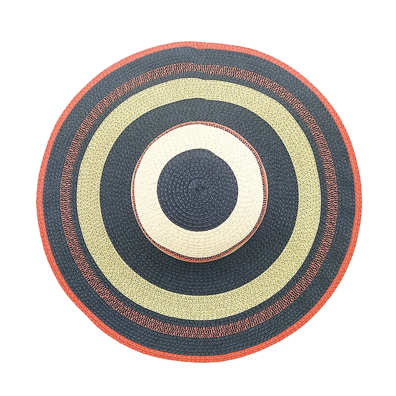 2020 High quality popular summer paper straw hat floppy women straw Hat
