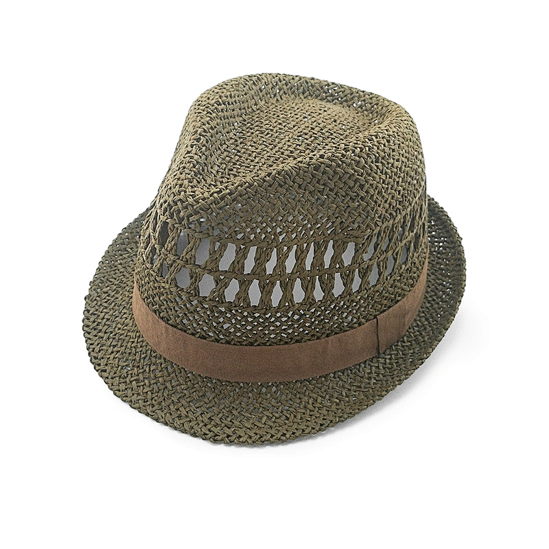 2020 nuevo sombrero blando de papel torcido de verano de alta calidad de moda