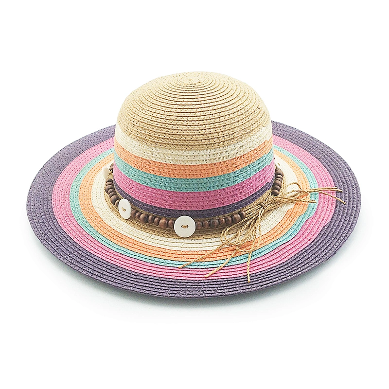 2020 High quality popular summer paper straw hat floppy women straw Hat