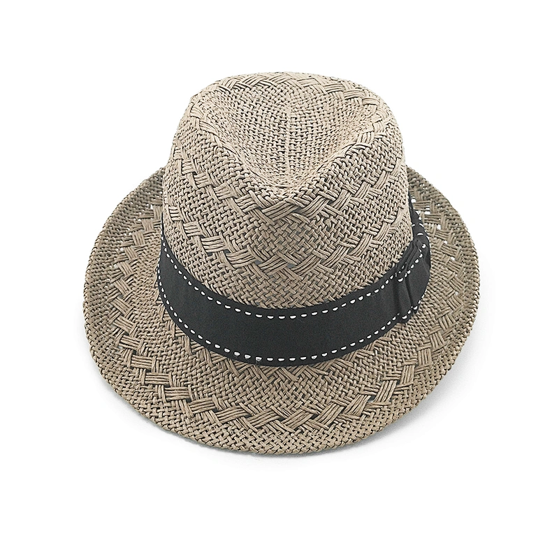 2020 new popular fashion high quality summer twisted paper fedora hat