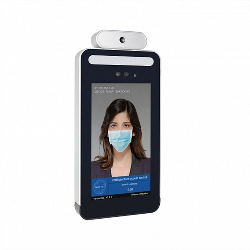 AI Face Recognition Smart Thermometer Access Control Machine For Identification Fever Person body temperature thermal camera