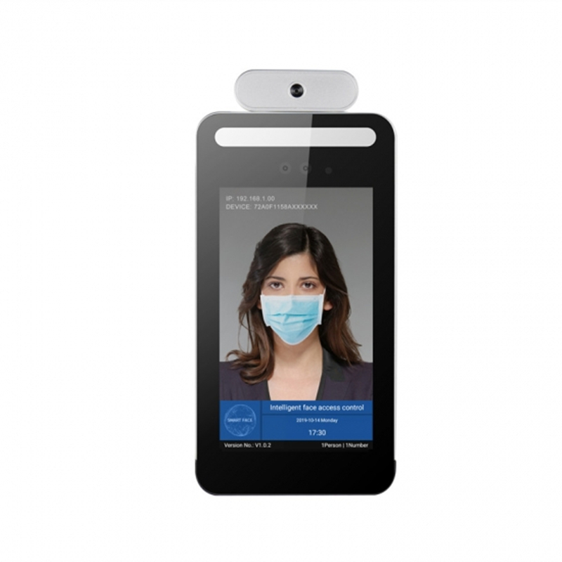 AI Face Recognition Smart Thermometer Access Control Machine For Identification Fever Person body temperature thermal camera