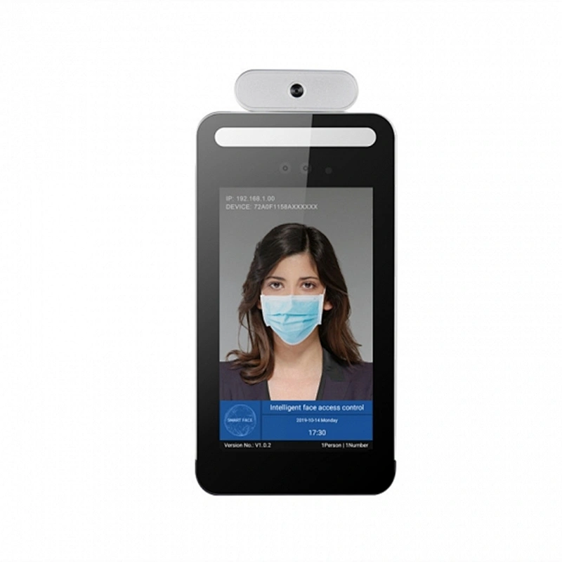 AI Face Recognition Smart Thermometer Access Control Machine For Identification Fever Person body temperature thermal camera