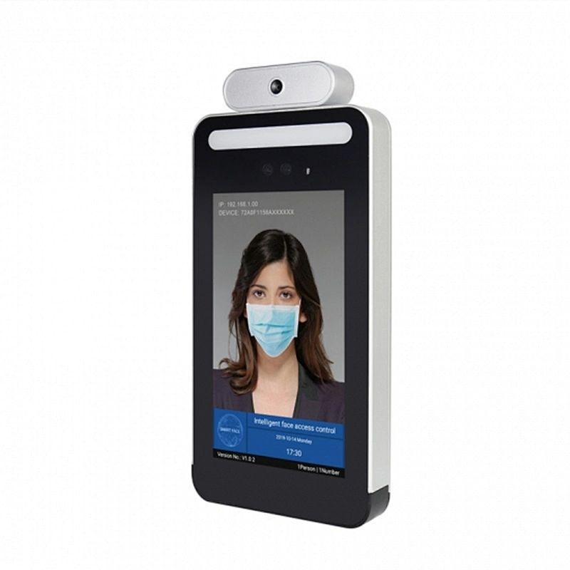 AI Face Recognition Smart Thermometer Access Control Machine For Identification Fever Person body temperature thermal camera