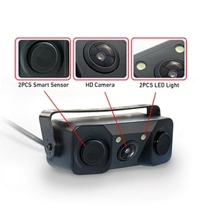3 in 1 video parking sensor car rear view system for DIY installation