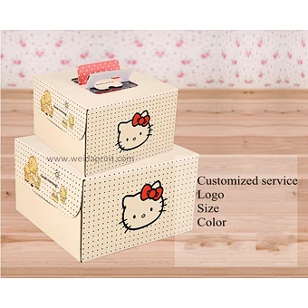 Disposable cheap elegant wedding cake boxes wholesale