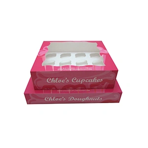 Smart food grade cake cupcake boxes window