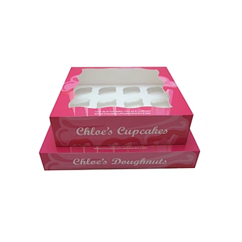 Smart food grade cake cupcake boxes window