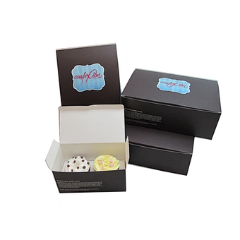 Custom printed decorative paper cupcake boxes and cake boxes