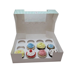 Custom Made High Quality Cupcake Box Wholesale