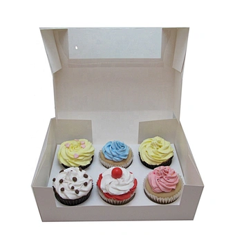 Custom Made High Quality Cupcake Box Wholesale