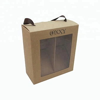 Custom Kraft Paper Baby Shoe Take Out Pacakging Box Of Footwear With Logo For Kids With Handle