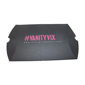 Wholesale Hair Extension Packaging Pillow Box And Bag
