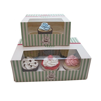 Custom Made High Quality Cupcake Box Wholesale