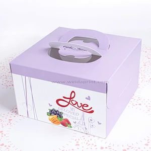 Custom clear pastry boxes wholesale