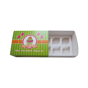 Drawer cupcake sliding paper box for sale wholesale