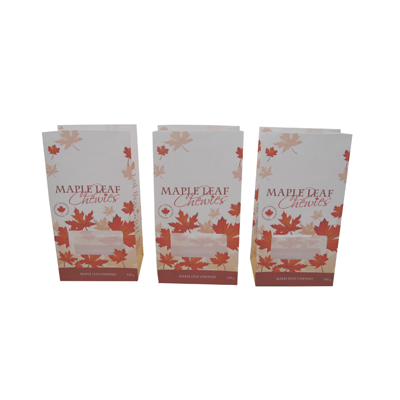 Custom paper candy flower printed bag