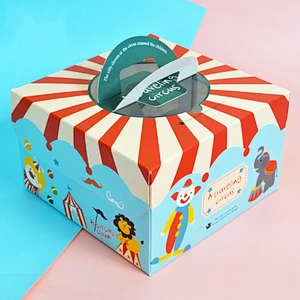 Custom clear pastry boxes wholesale