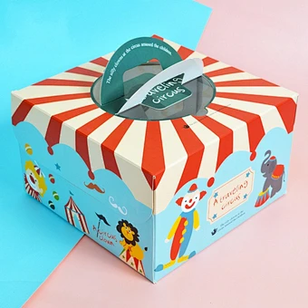 Custom clear pastry boxes wholesale