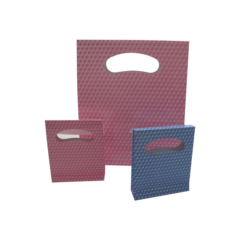 China wholesale die cut bag paper gift bag