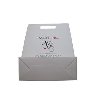 Custom Printed Paper Shopping Bag With Handle Packaging