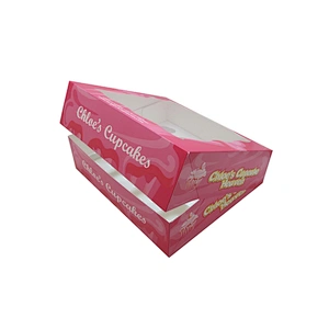 Smart food grade cake cupcake boxes window