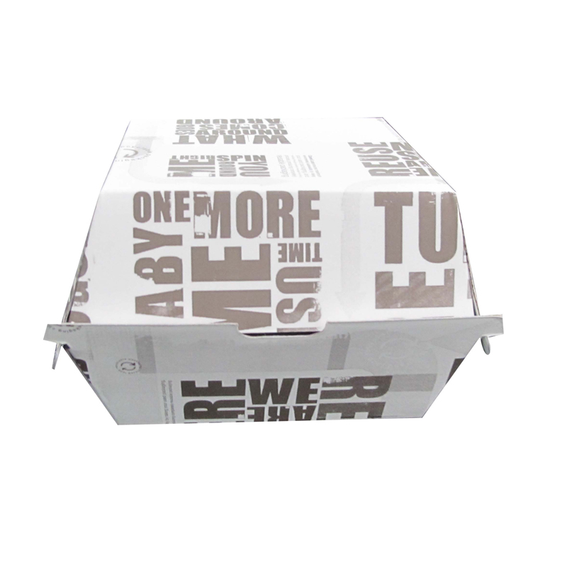 Convenient takeaway burger box hamburger packaging box