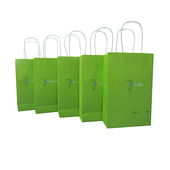 Custom new design food craft paper packaging bag