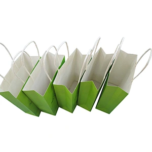 Custom new design food craft paper packaging bag