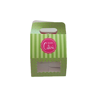 Lovely different house shaped custom cupcake gift boxes