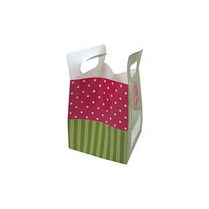 Lovely different house shaped custom cupcake gift boxes